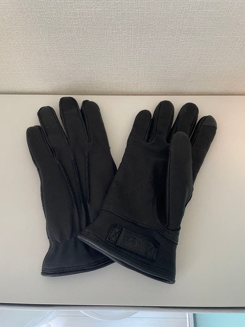 小物 UGG 3 Point Leather Glove