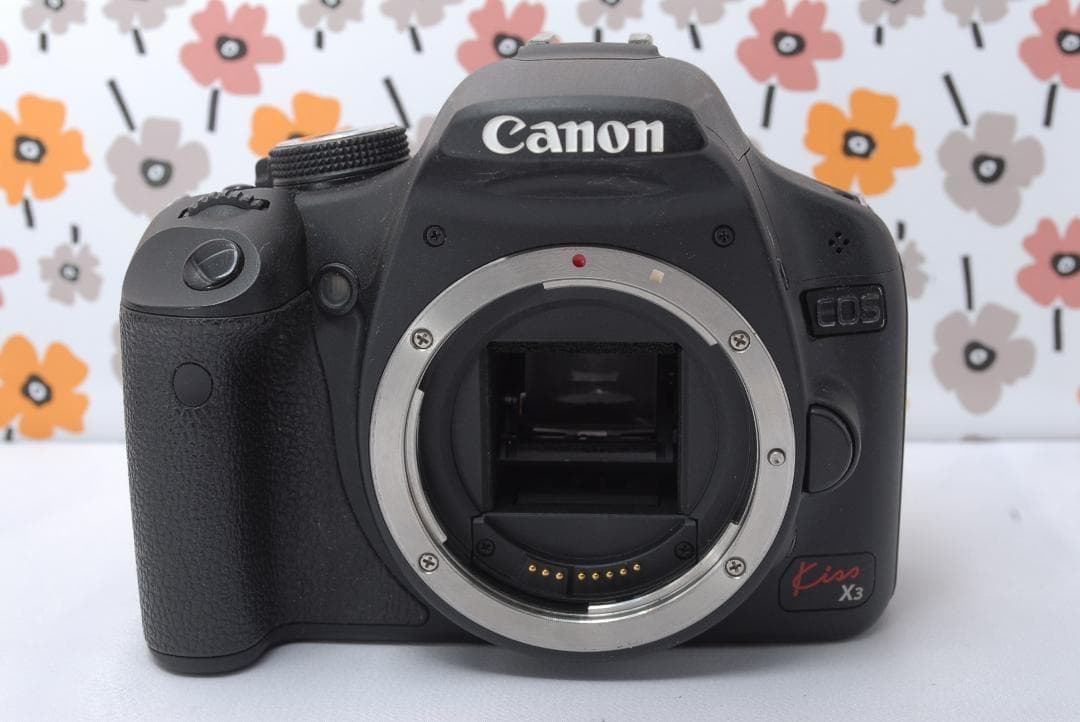 ❤Canon Kiss X3❤軽量入門モデル❤スマホ転送OK❤近～中距離レンズ❤
