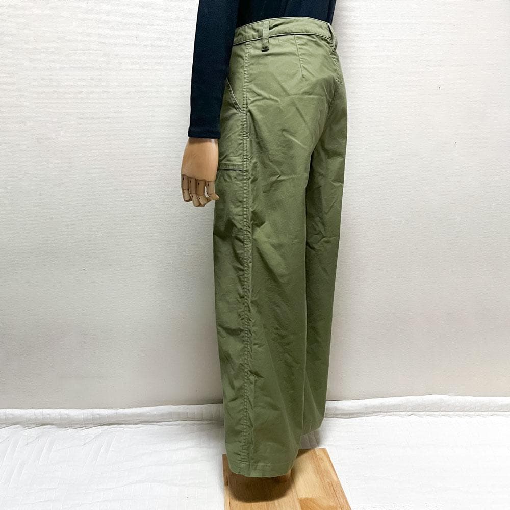 美品 CLOTH&CROSS ハグオーワー チノパン ストレッチ ベイカーパンツ