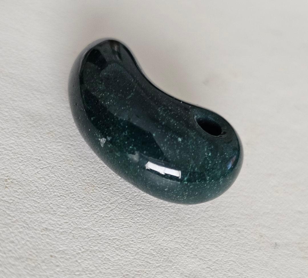 出雲瑪瑙　碧玉勾玉古代型　伝統工芸士作品　碧玉勾玉証明書付き