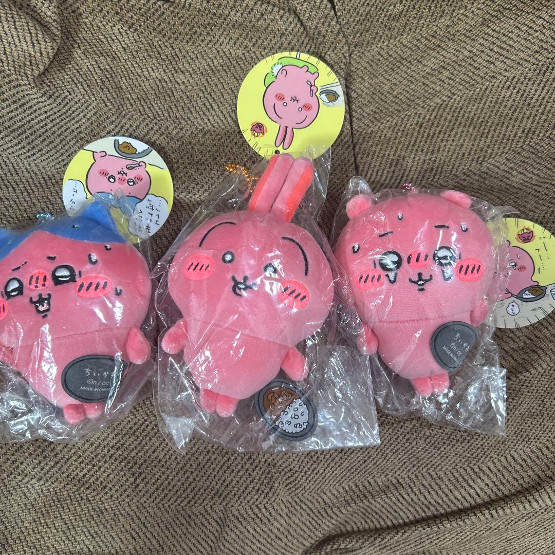 すっごく辛いんだッカレーライス マスコット3個セット　ちいかわ　ハチワレ　うさぎ