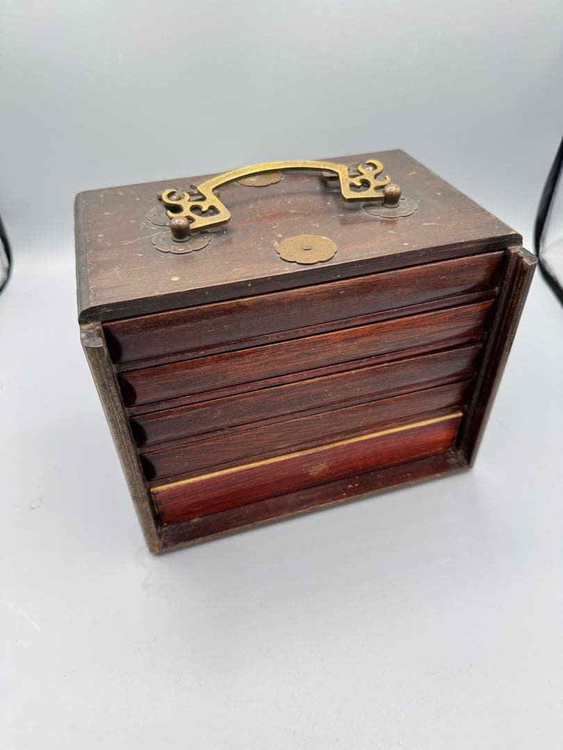 麻雀牌 木箱 レトロ 当時もの アンティーク