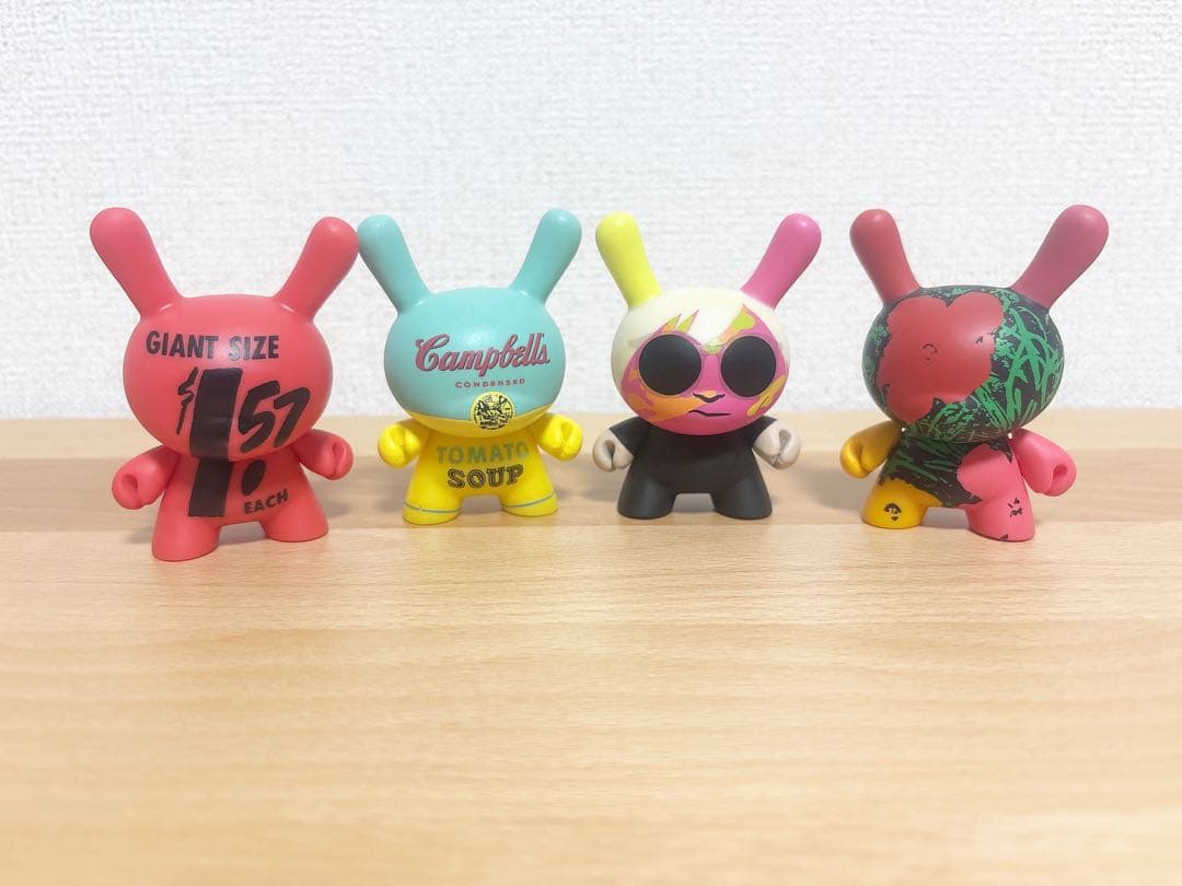 Kidrobot dunny Andy Warhol 4体セット A