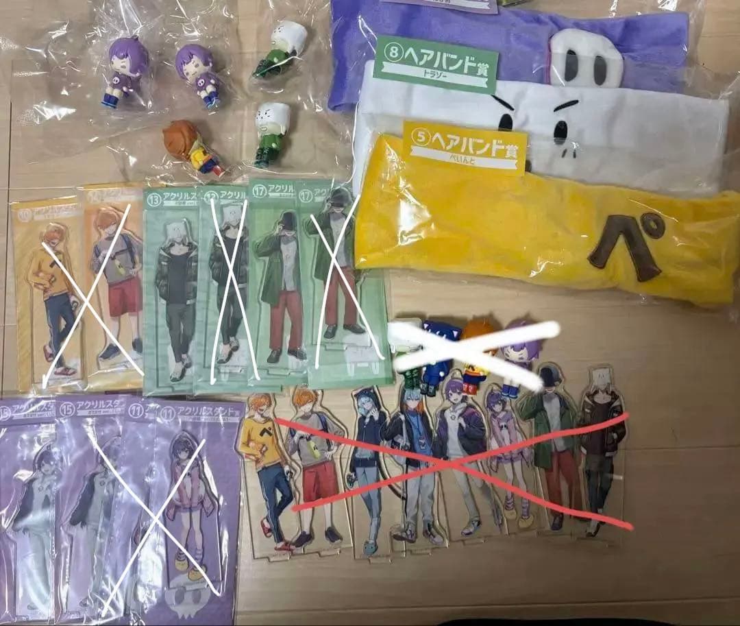 日常組、実況者　グッズバラ売り5000円~◯