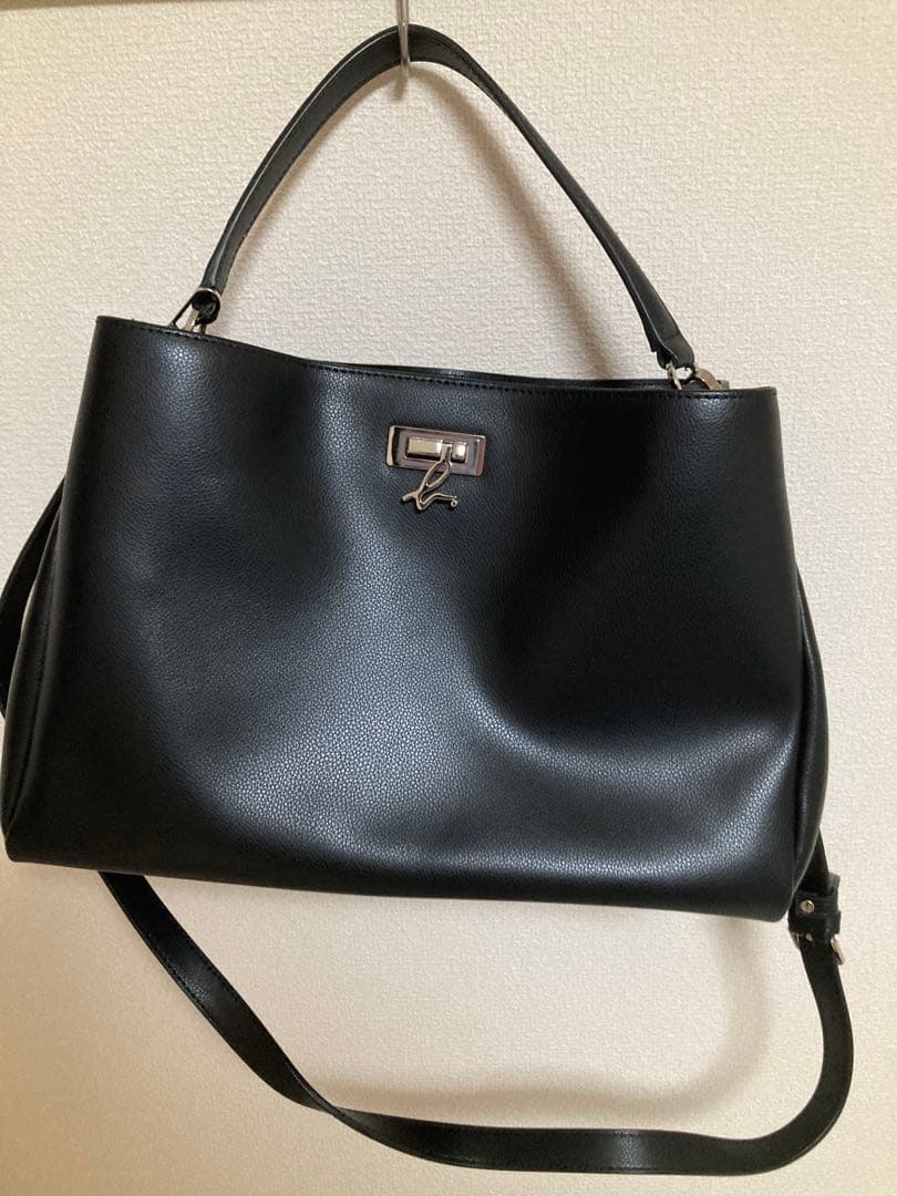 【la】agnes b. ブラック バッグ