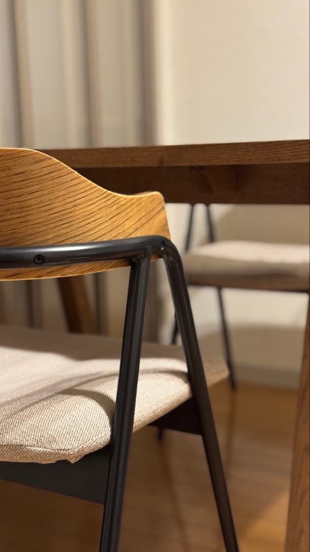 unico エレムト ダイニングテーブル美品