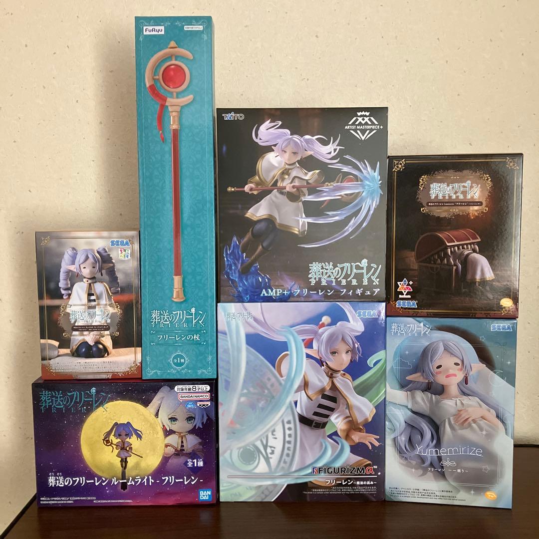 葬送フリーレン　フィギュア 杖　ルームライト　7種セット