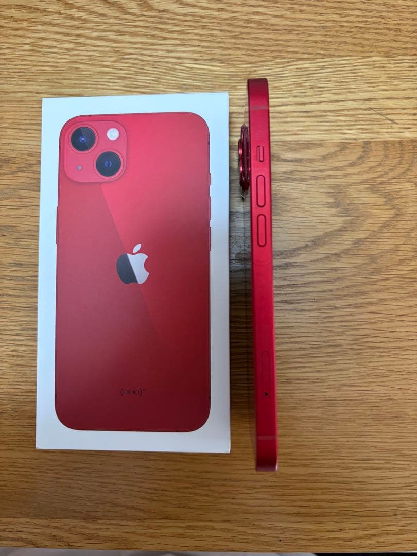 【美品】iPhone 13 (PRODUCT)RED 256GB SIMフリー