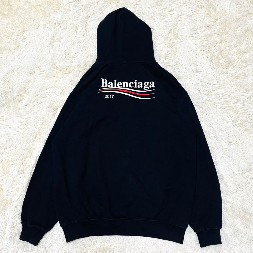 BALENCIAGA バレンシアガ 100周年記 キャンペーンロゴ パーカー