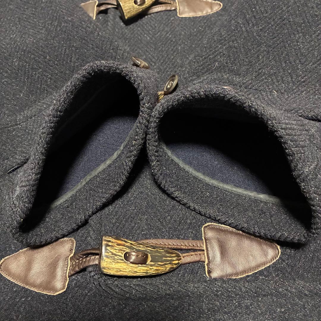 【美品】Paul Stuartポールスチュアートダッフルロングコートウールト