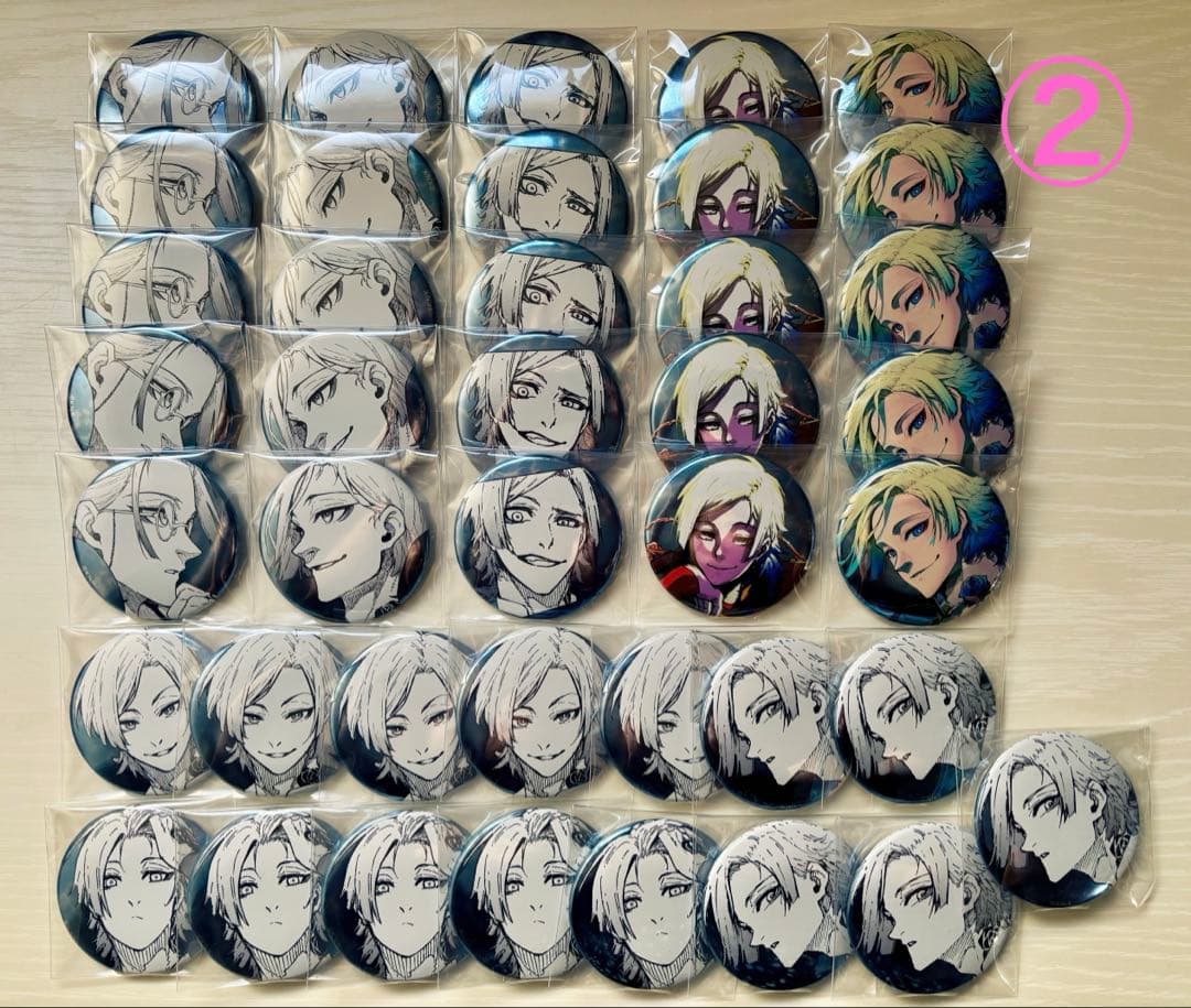 ブルーロック展 ミヒャエル・カイザー 缶バッチ40個 ②