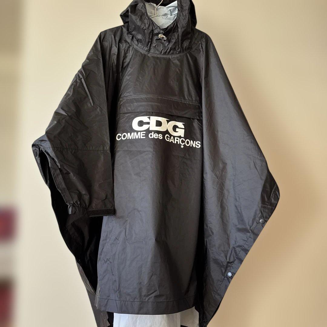 【新品未使用】コムデギャルソン　CDG ナイロンコート　レインウェア
