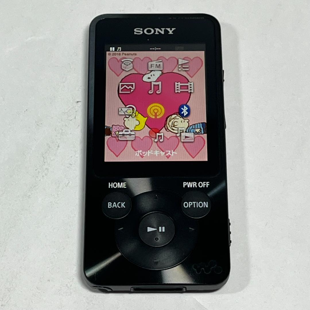 未使用 NW-S14K SPFF 8GB ブラック スピーカー付き SNOOPY