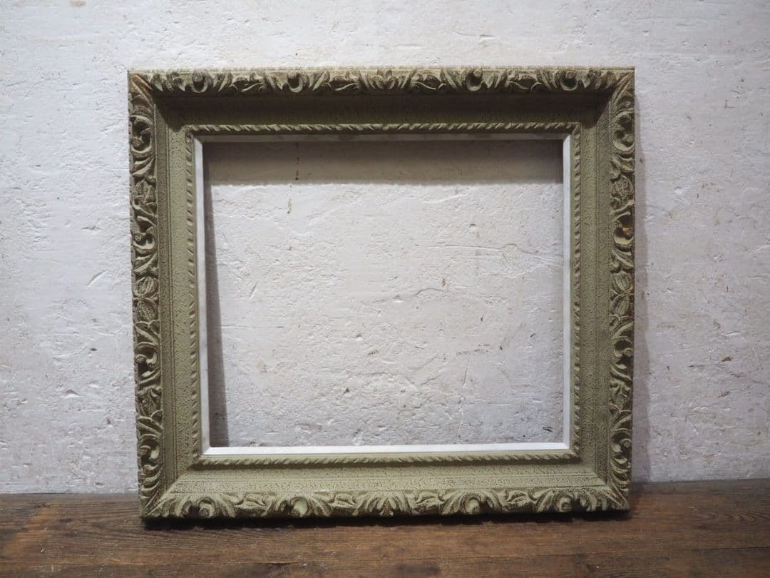 1287 レトロな額縁　F10　アートフレーム　油彩　水彩　画材　ビンテージ