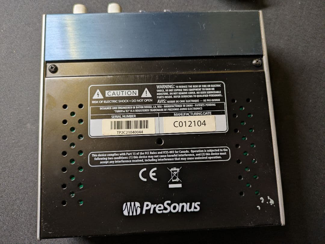 配信機器・PA機器・レコーディング機器 Presonus TUBEPRE V2