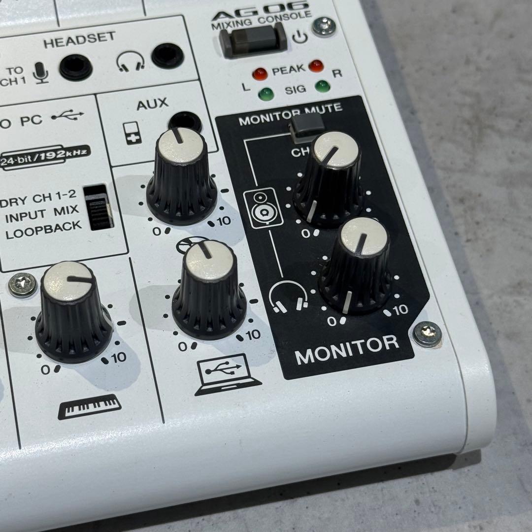 YAMAHA ヤマハ AG06 ライブストリーミングミキサー 中古/箱無し