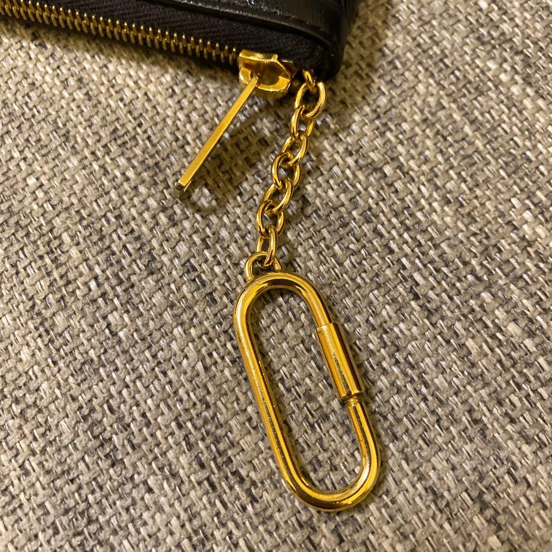 【正規品】セリーヌ　CELINE 黒 レザー ケース 財布　カードケース