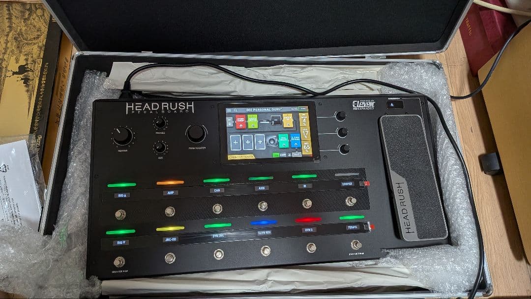 ギター Headrush Pedalboard + Hardcase