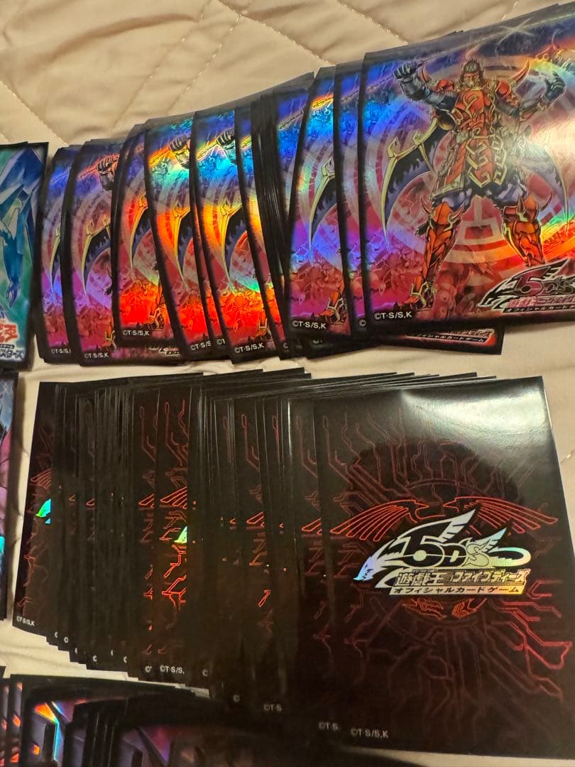 遊戯王　スリーブ　開封済みスリーブ　セット