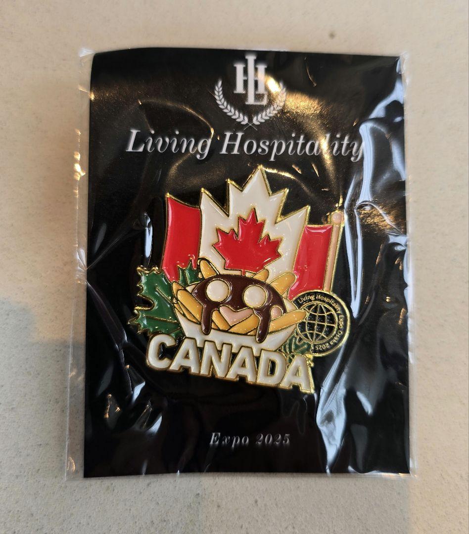 【非売品】大阪関西万博　カナダ　ピンバッジ