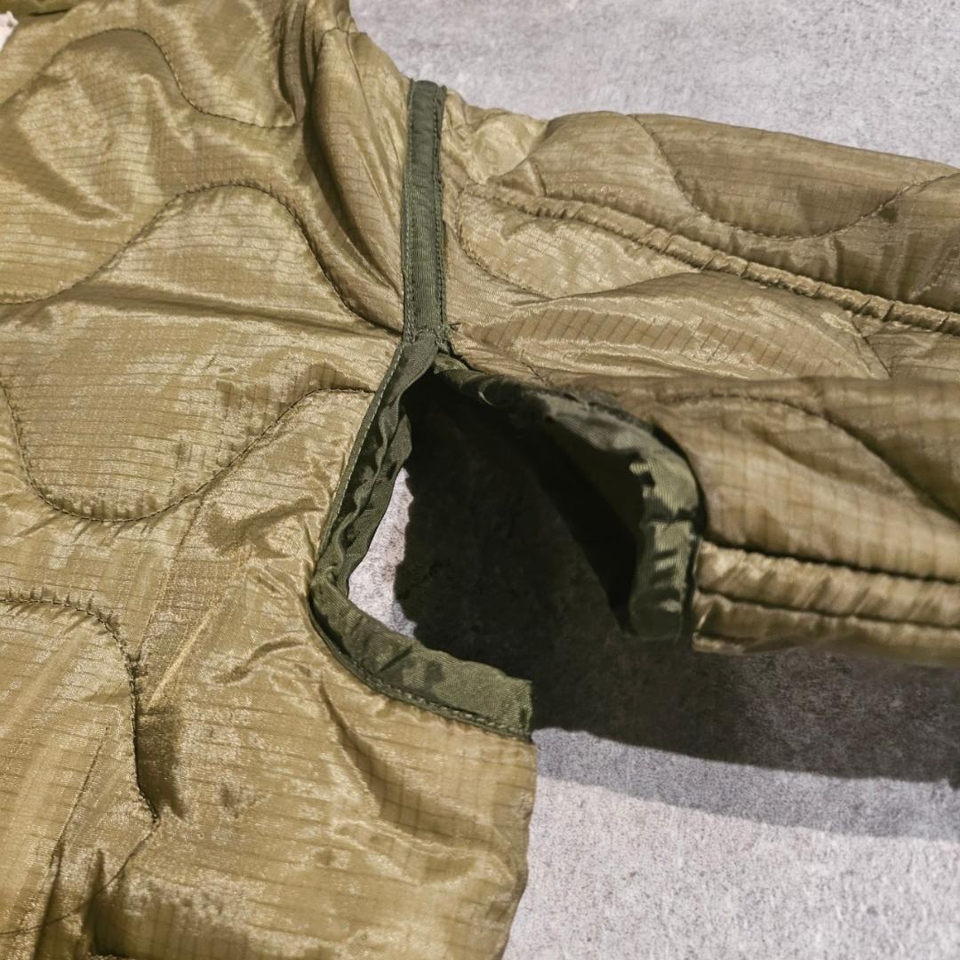 70s M-65 キルティング ライナージャケット ミリタリー DM1048