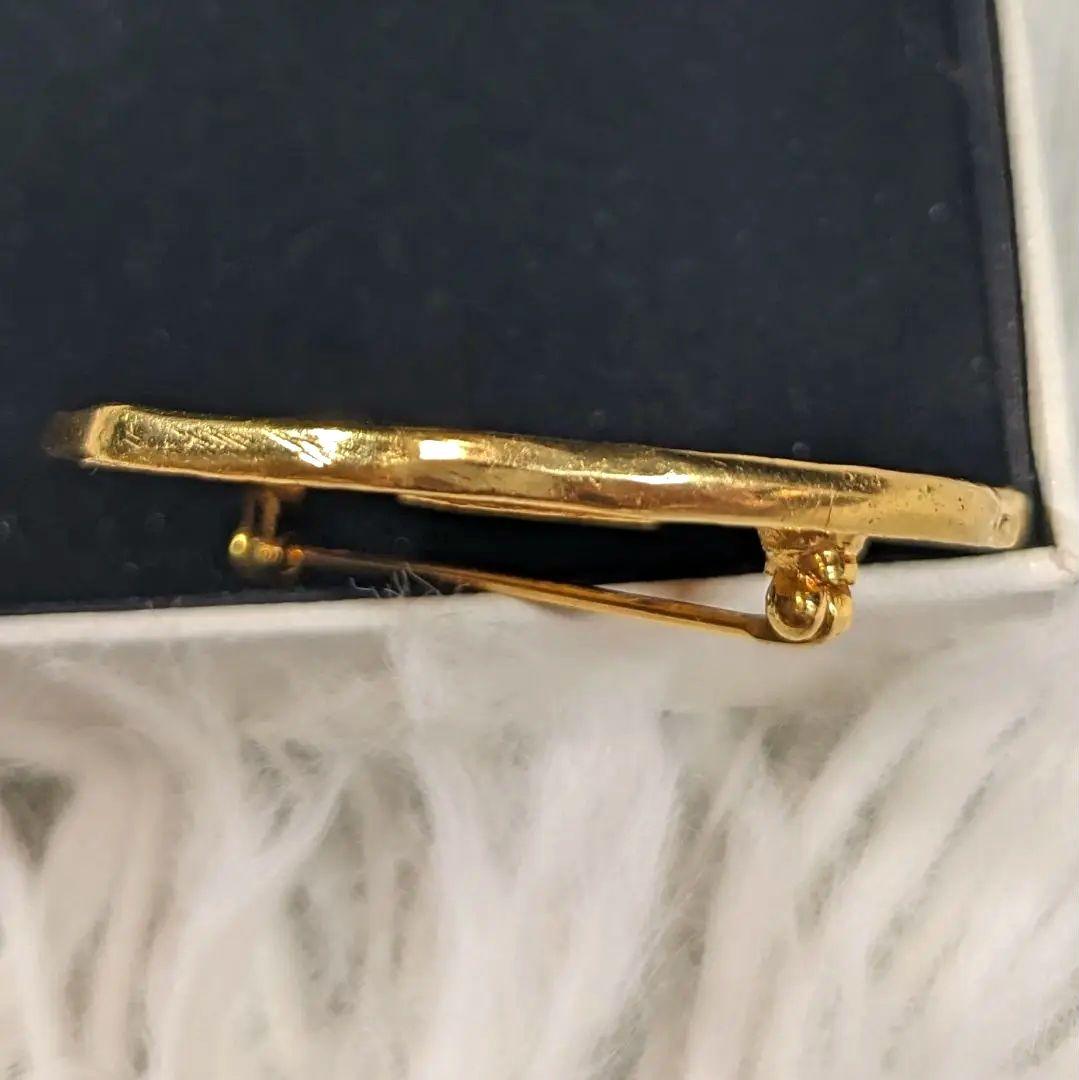 【箱・袋付き】美品　CHANEL　シャネル　ゴールドブローチ　アクセサリー