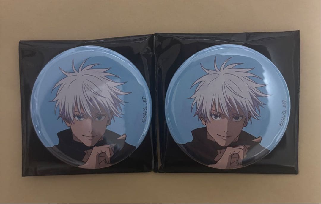 呪術廻戦展 「 渋谷事変 」 五条 悟 缶バッジ　2個 セット