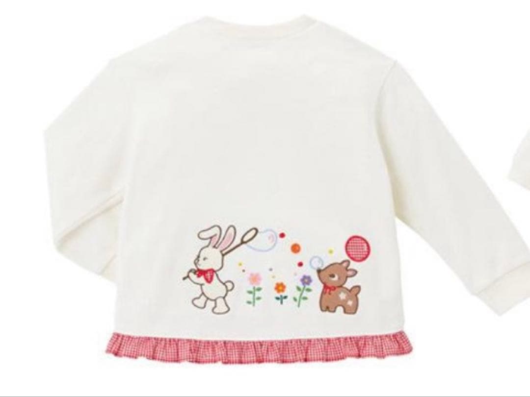 新品　タグ付　ミキハウス　チエコサク　薄手　トレーナー　120サイズ