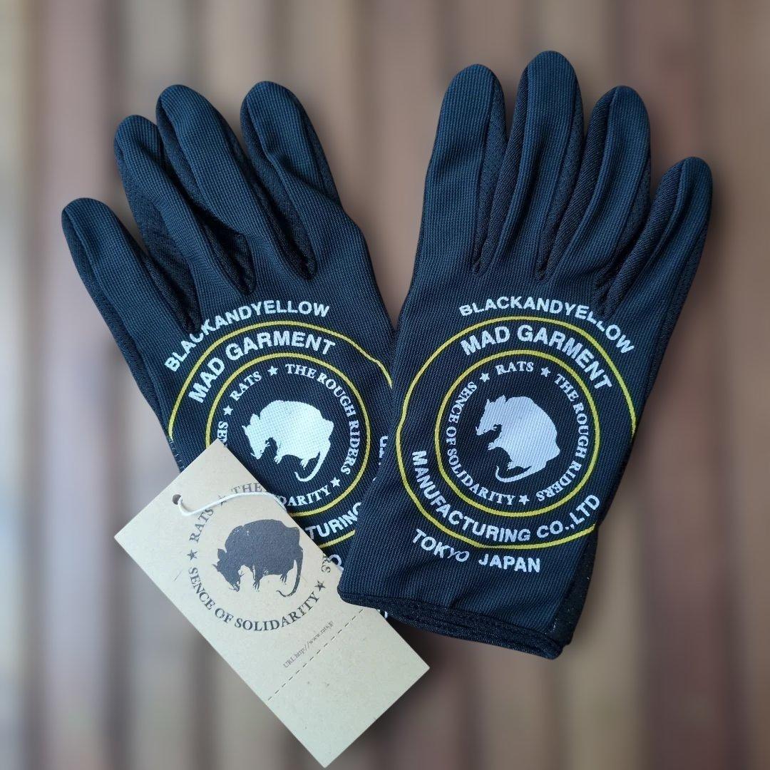 RATS グローブ M BLACK×YELLOW 2025年製 タグ付未使用