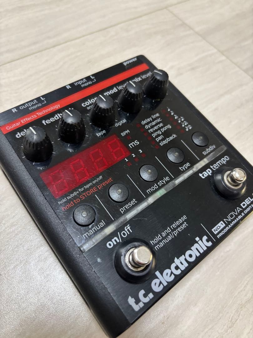 ギター t.c. electronic ND-1 NOVA DELAY