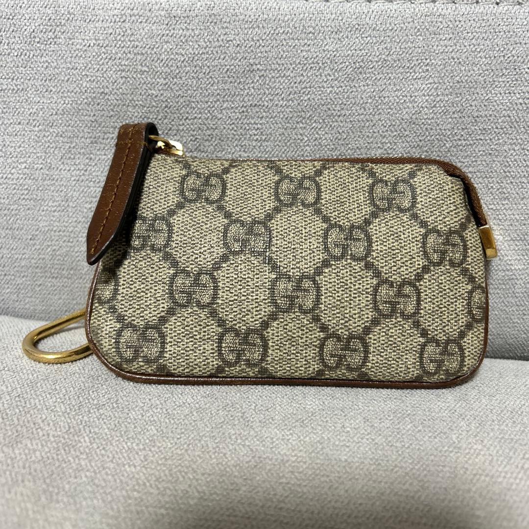 【値下げ中】Gucci GGパターン キーケース キーチェーン付き