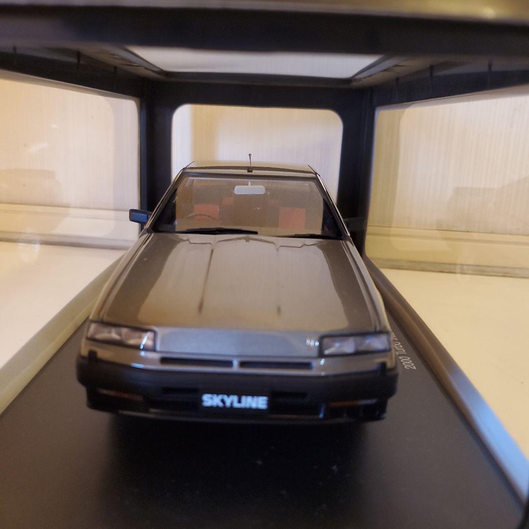 激レア　オートアート スカイライン RS－Xターボ 鉄仮面　ガンメタ 1/18