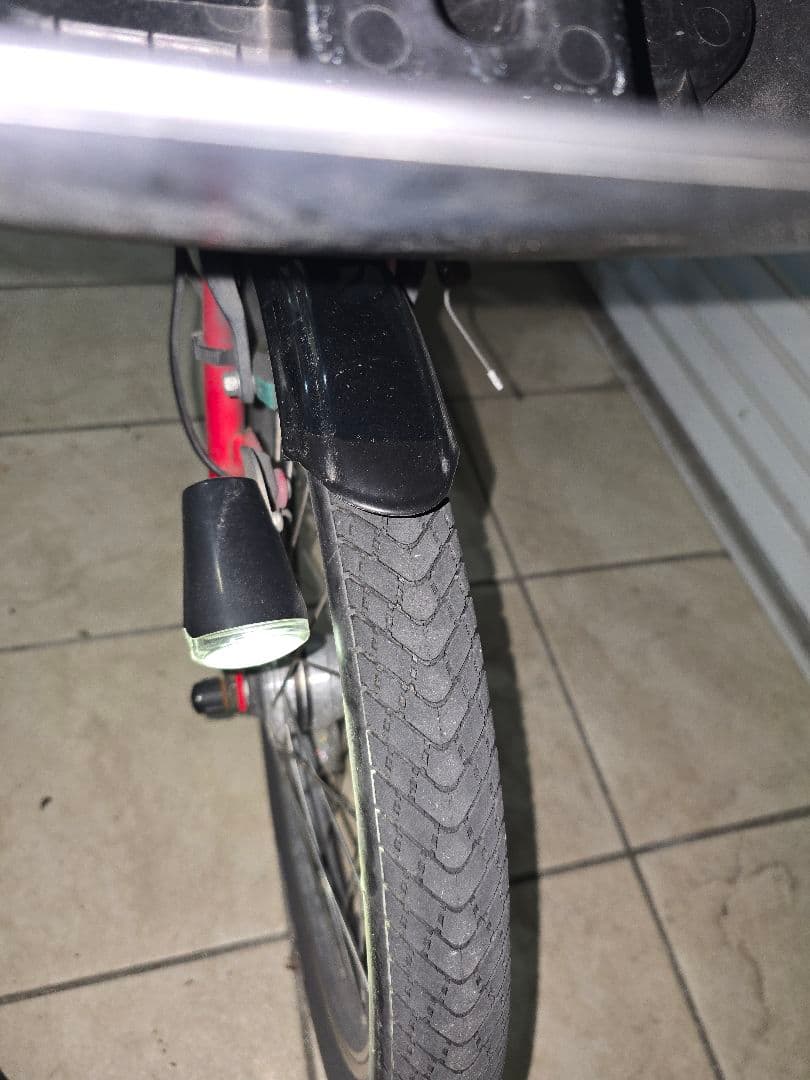 Panasonic 電動アシスト自転車 赤 チャイルドシート付き