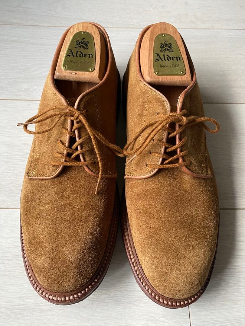 Alden 29336F アンラインド　スエード　7E