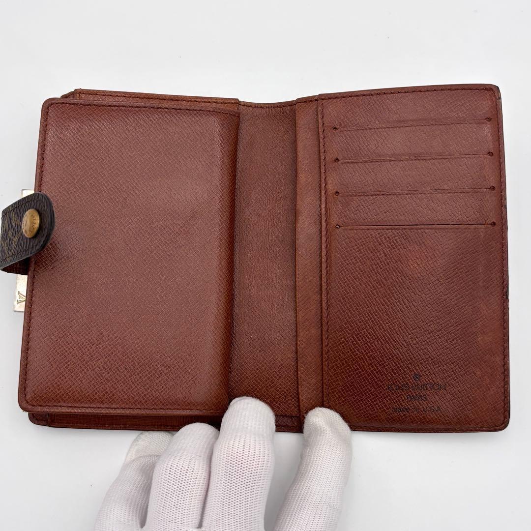 ルイヴィトン モノグラム ポルトフォイユ・ヴィエノワ がま口財布　USA製