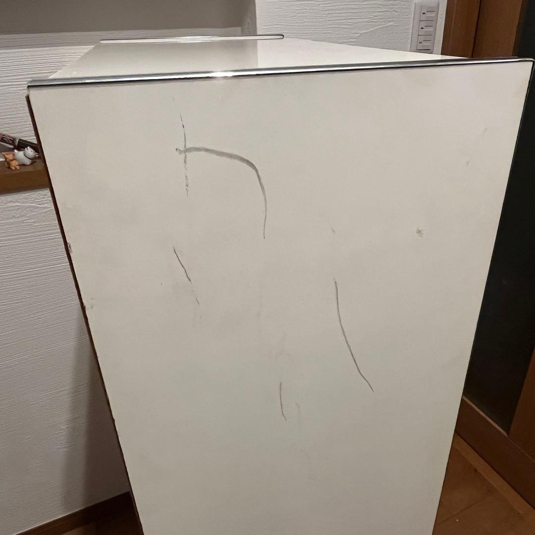 昭和レトロ 食器棚 アーチ 緑 白 当時物 ビンテージ カップボード キッチン