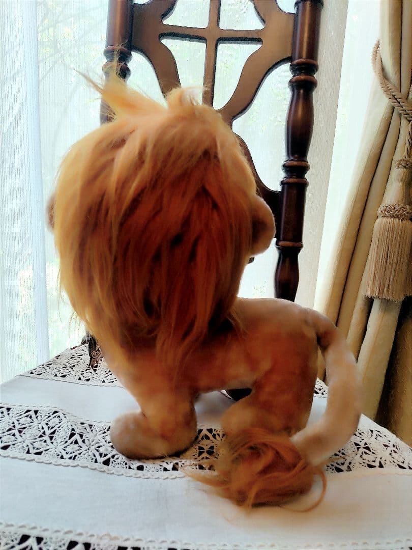 ライオン　ノベルティ　昭和レトロ　レトロぬいぐるみ　レトロ　レア　当時物