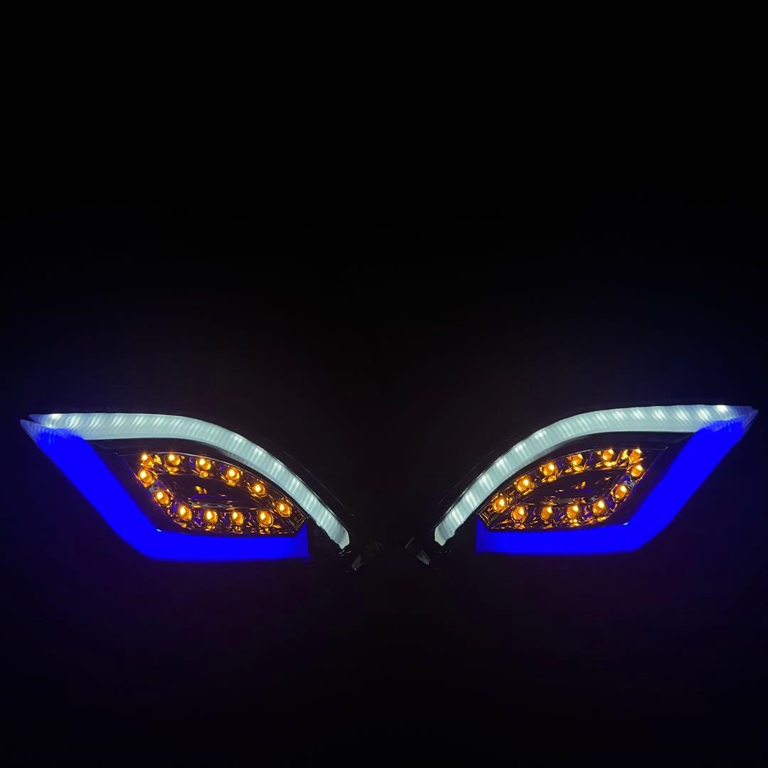 【再販】シグナス3型 電装堂ウィンカー ブルー ドラゴンアイ