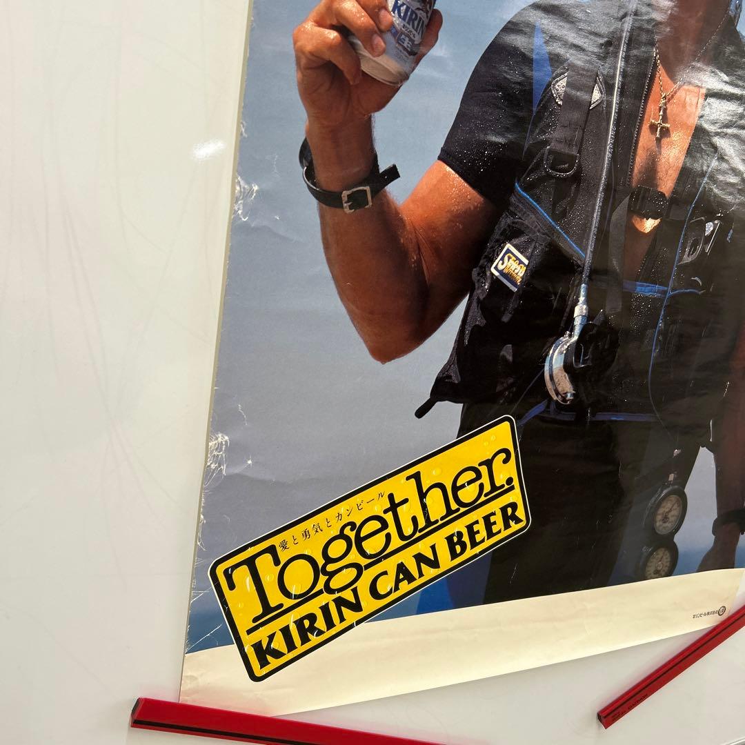73×52  【非売品】スタローン KIRIN CAN BEER ポスター