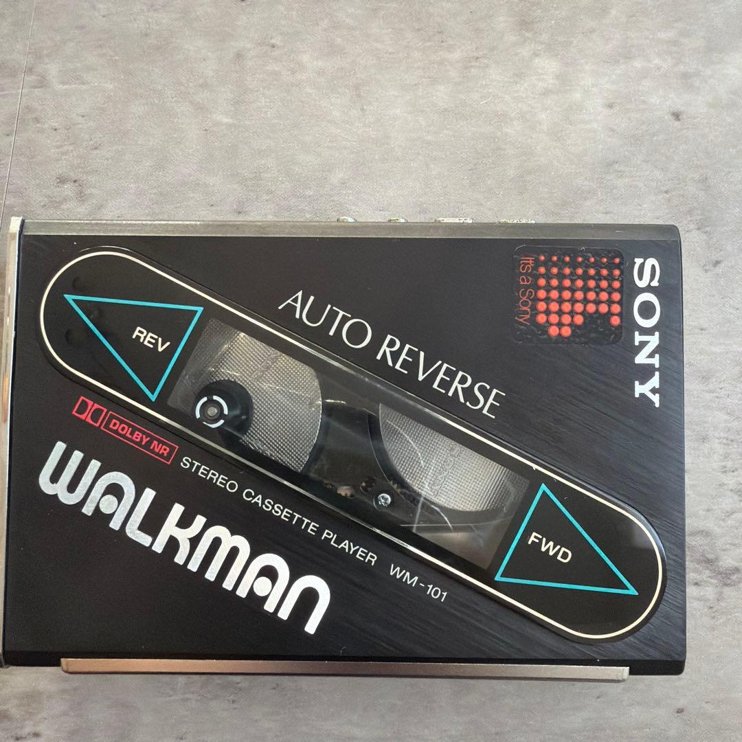 希少　動作未確認　SONY WM-101 ステレオカセットプレーヤー