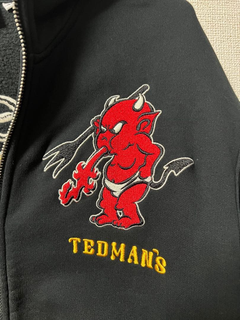 TEDMAN テッドマン刺繍　TIGER&TED アメカジ バイカー パーカー