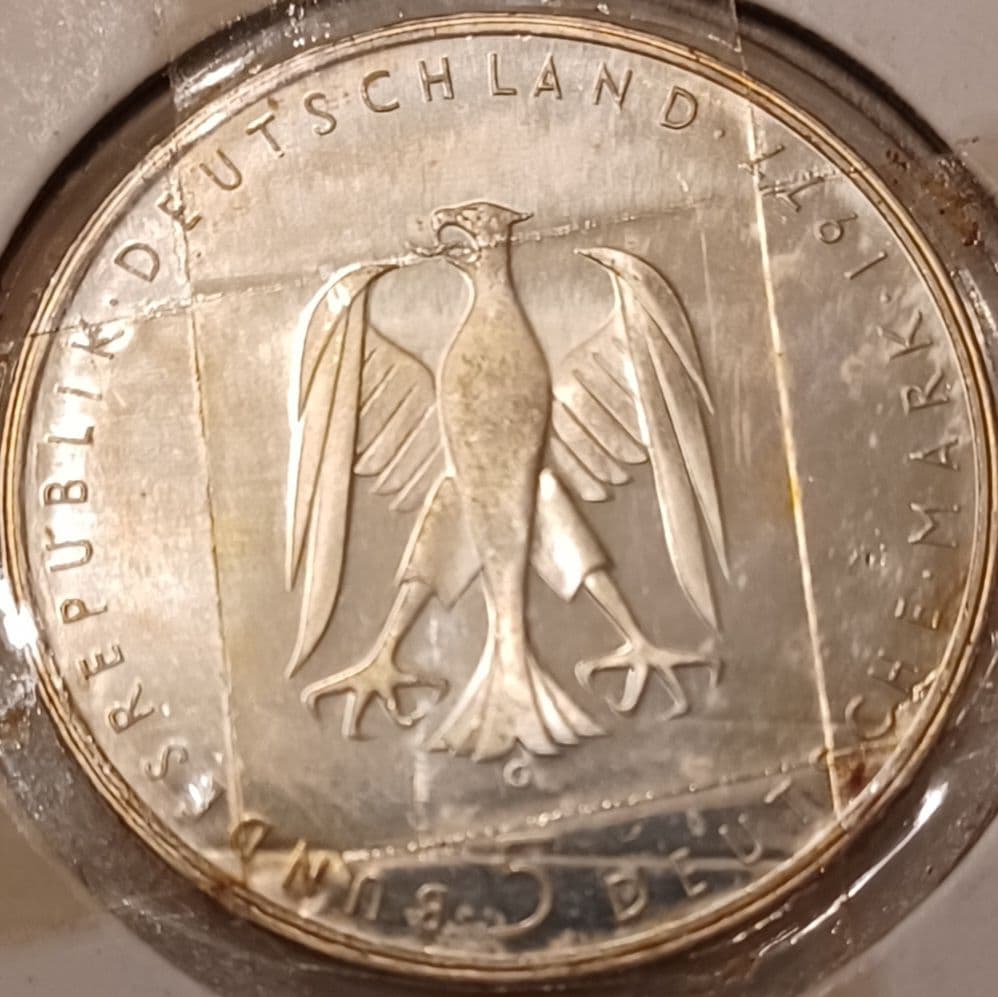 1977年 34歳 衝撃的な生涯ハインリヒ・フォン・クライストさんの銀貨 ドイツ