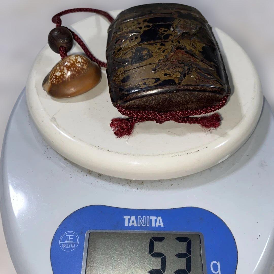 A-4 印籠　提物　金蒔絵　漆芸　漆器　古道具　アンティーク雑貨　美術品　工芸品