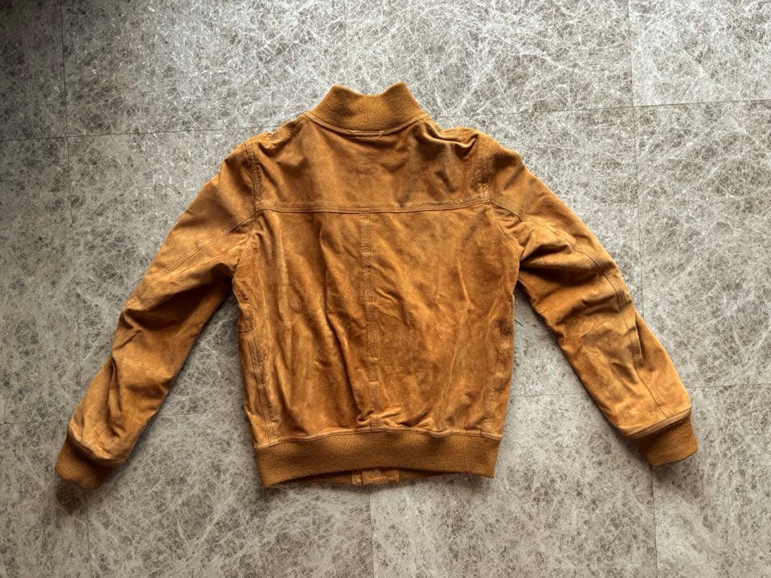 ロレンツォ アゾラ バルスター型ブルゾン A-1 ゴートスェード 44