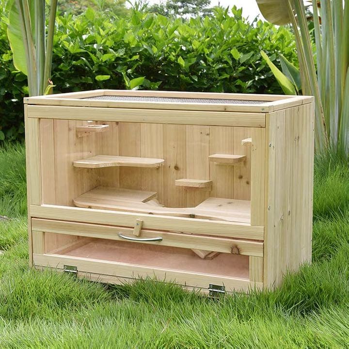 最終値下げ！　木製ケージ 大型 小動物用 ハムスター ハムスター ハリネズミ