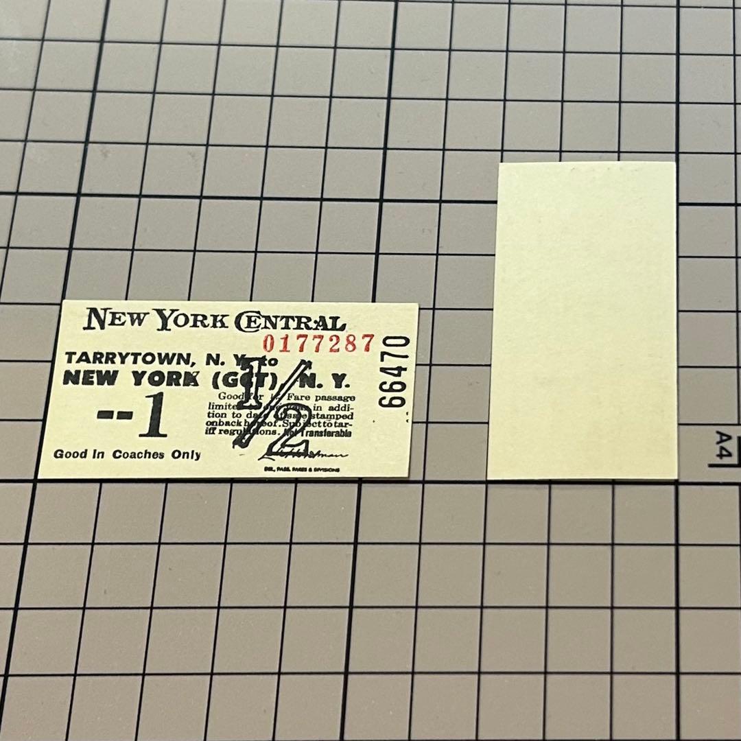 海外紙モノ Central チケット ヴィンテージ ジャンクジャーナル 蚤の市