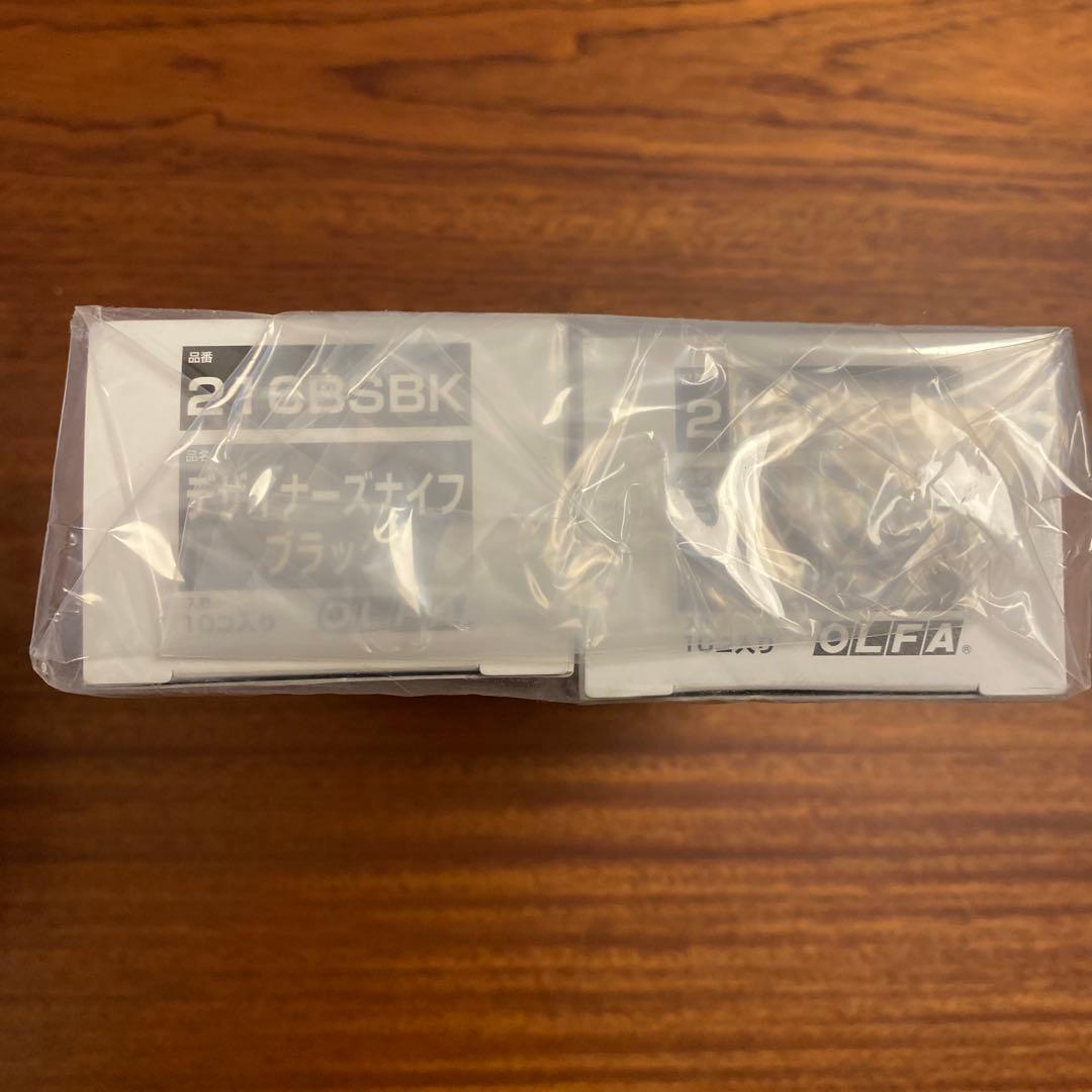 【未開封新品】オルファ　デザイナーズナイフ40本　黒桃青黄各10本入り　替刃付