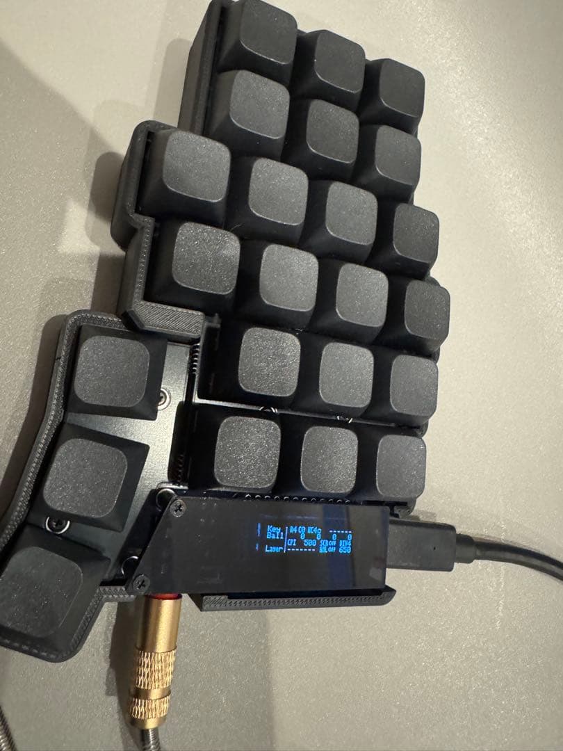 【新品】keyball44 完成品フルセット黒仕様　静音リニア