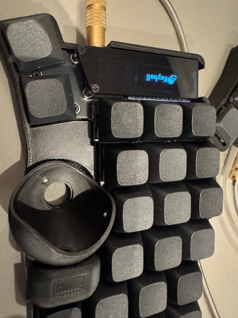 【新品】keyball44 完成品フルセット黒仕様　静音リニア