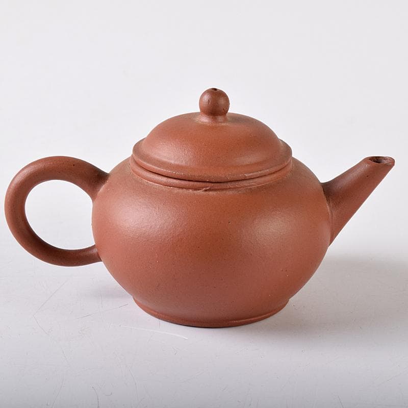 中国　荊渓恵孟臣製　紫砂　朱泥　小さな急須　茶壷　V　R8321